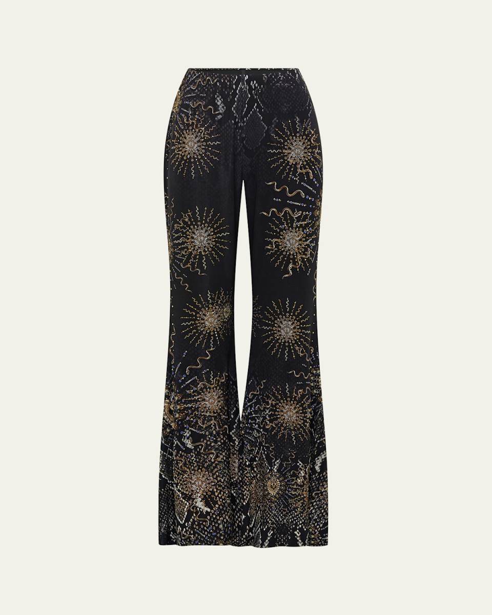 Call Me Cleopatra Flare Jersey Pants